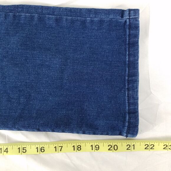 Nine West Jeans Womens 4 Blue Mid Rise Chrystie Capri Medium Wash Denim 30x21.5 - Picture 7 of 11
